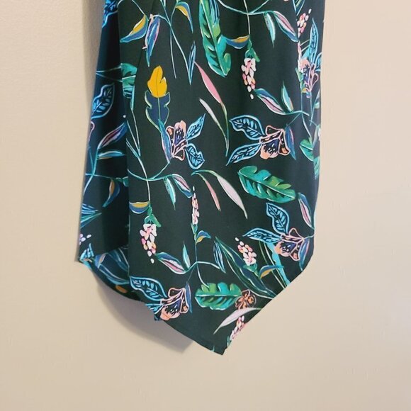 A New Day | Women's Black Multicolored Floral Print Mini Dress (Size Small) - Picture 9 of 14